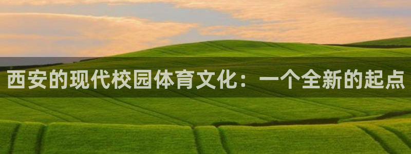 3377体育官网下载注册：西安的现代校园体育文化：一