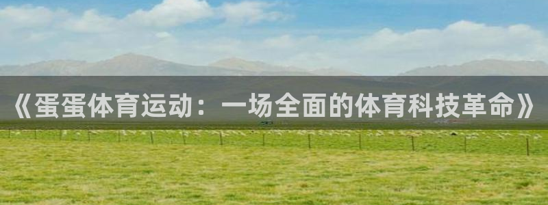  3377体育官网：《蛋蛋体育运动：一场全面的体育科技革命》