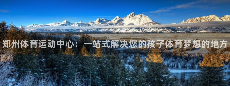 海南3377体育官网下载:郑州体育运动中心:一站式解决您的孩